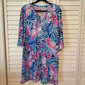 Lilly Pulitzer Daphne Dress Mr Peacock Tweetheart